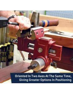 Morsa de Banco Versátil Kings County Tools 11.43 cm Apertura 2