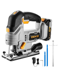 Sierra de calar eléctrica inalámbrica DEKOPRO 20V con LED