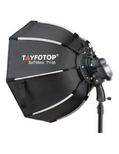 Softbox Octagonal 55cm T&YFOTOP con Soporte Tipo S y Funda