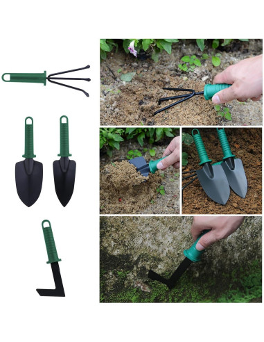 Juego de Herramientas de Jardinería 10 Piezas - Genérico