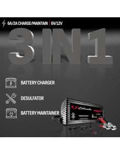 Cargador y Mantenedor de Baterías Schumacher SC1355 1.5A 6V/12V 2