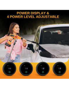 Lavadora a Presión Inalámbrica This Hill 1060 PSI 10.6 LPM 2