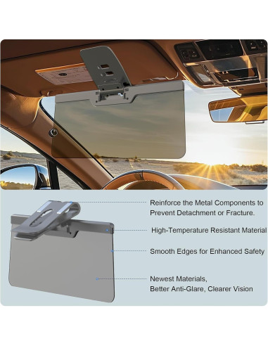 Extensor de Visera Solar LOMDC Z101 Anti-Deslumbrante Gris