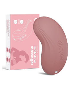 Masajeador de Lactancia DrBash V60 - Calor y Vibración Rosa