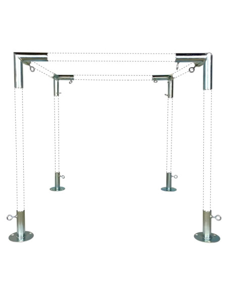 Accesorios para Carpa EZ Travel FLAT-TOP-BOOTH 4 Patas