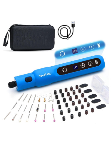 Kit Herramienta Rotativa Inalámbrica Toolrhino 3.7V 62 Accesorios