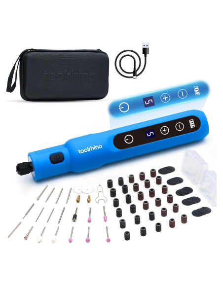Kit Herramienta Rotativa Inalámbrica Toolrhino 3.7V 62 Accesorios
