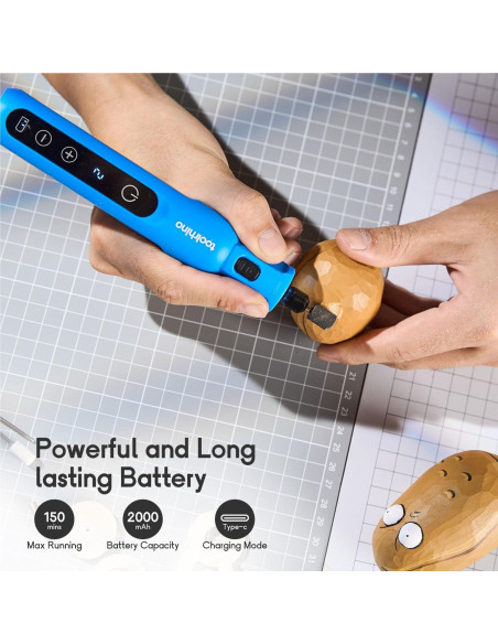 Kit Herramienta Rotativa Inalámbrica Toolrhino 3.7V 62 Accesorios