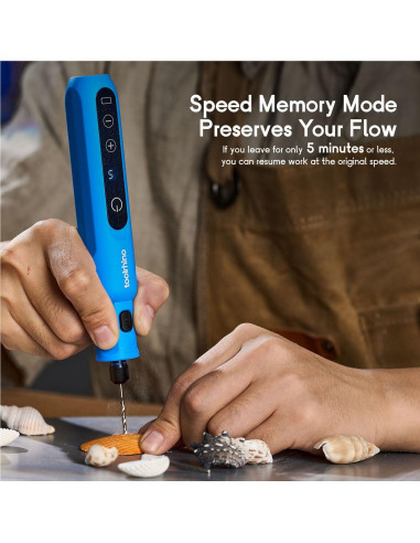 Kit Herramienta Rotativa Inalámbrica Toolrhino 3.7V 62 Accesorios