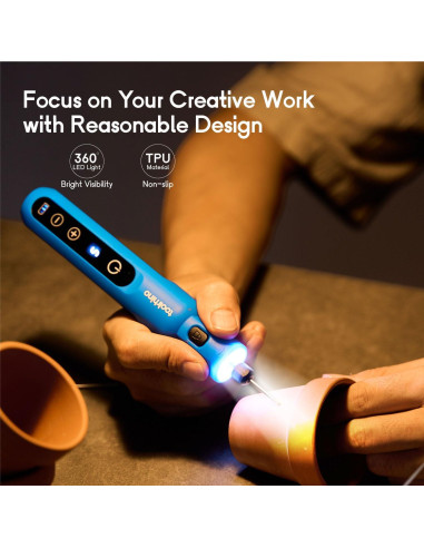 Kit Herramienta Rotativa Inalámbrica Toolrhino 3.7V 62 Accesorios