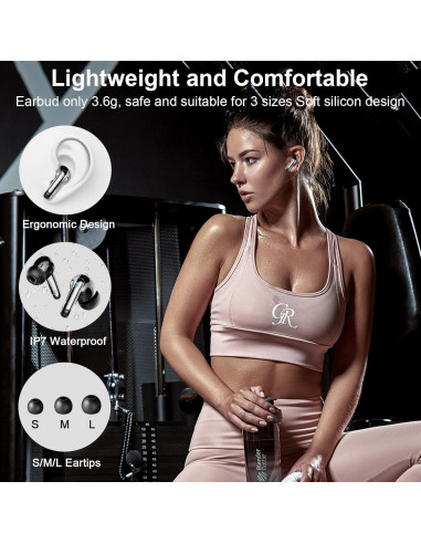 Auriculares Inalámbricos Motost J56 Bluetooth 5.3 48H IP7