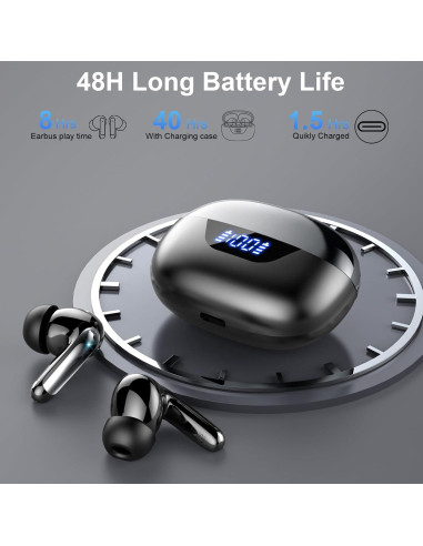 Auriculares Inalámbricos Motost J56 Bluetooth 5.3 48H IP7