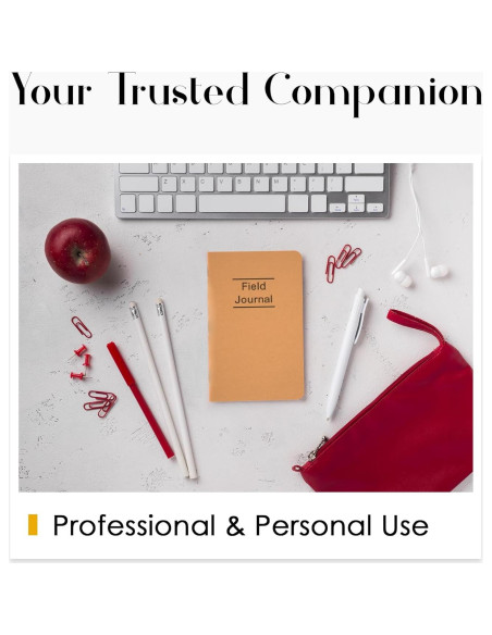 Diario de Campo GSM Brands - Paquete de 3 Cuadernos Kraft