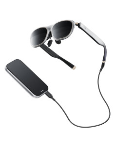 Gafas AR Rokid Max2 Plata con Station2 - Pantalla Micro-OLED 360