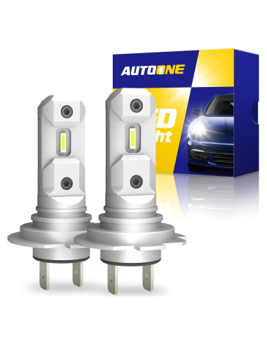 Bombilla H7 AUTOONE Súper Brillante 6500K Paquete de 2