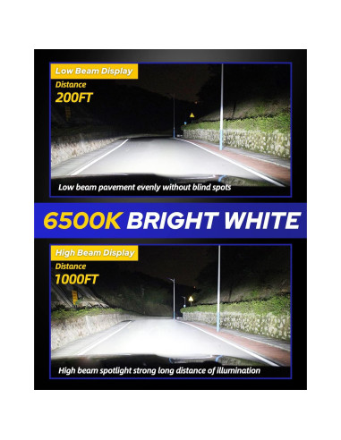 Bombilla H7 AUTOONE Súper Brillante 6500K Paquete de 2