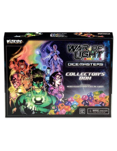 Caja de Coleccionista DC Comics Dice Masters Guerra de Luz - 20 Dados