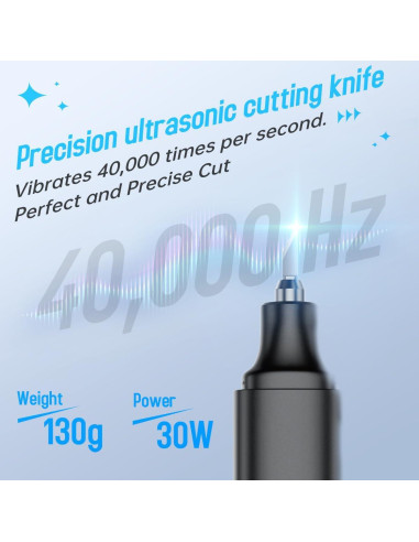 Cuchillo Cortador Ultrasónico Kniceo KH1 30W 50 Cuchillas