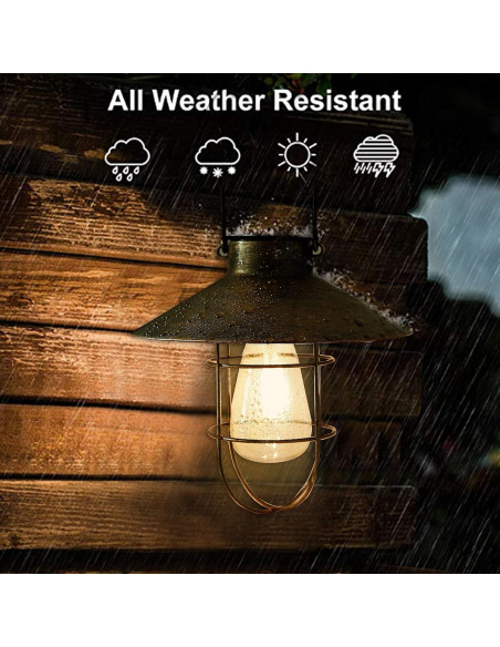 Lámpara Solar Colgante Pearlstar Negra LED Edison 21.5x21.5cm Lámpara Solar Colgante Pearlstar Negra LED Edison 21.5x21.5cm