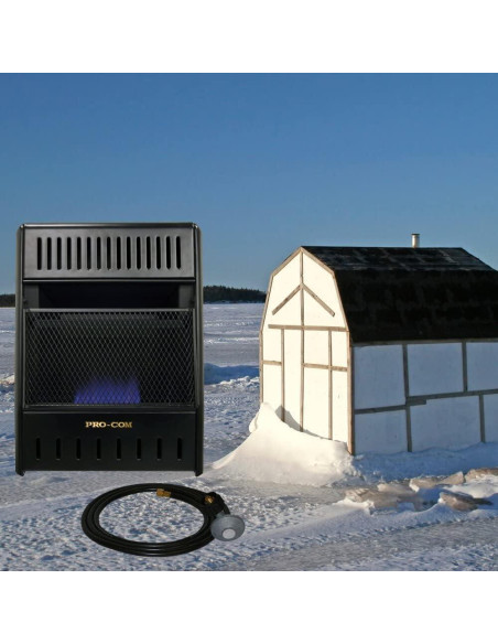 Calefactor a Gas Propano ProCom ML100TBAHR 10000 BTU Negro