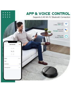 Robot Aspiradora y Mopa Kilgone G20 2300Pa Control App y Voz 2