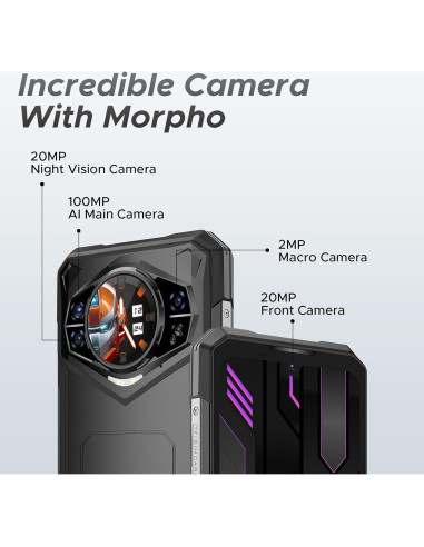 DOOGEE S200 X 5G Teléfono Rugerizado 32GB RAM 512GB ROM