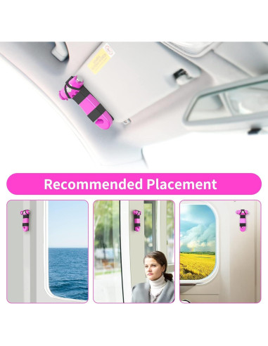 Martillo de Seguridad para Automóvil BSUXMAFG Rosa 3-en-1