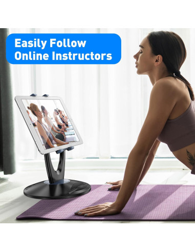 Soporte Ajustable para Tablet DeskLogics TS-8B - 6 a 13 pulgadas - Negro