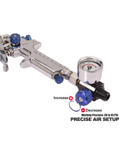 Pistola de Pulverización Dynastus HVLP 100ml 1.0mm Detalle Auto 2