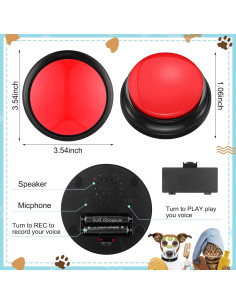Botones Hablantes para Perros Sanwuta - 12 Paquetes de Entrenamiento 2