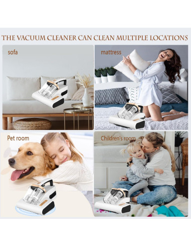 Aspiradora de Colchón Inalámbrica Bigtiger XCQ-1 20Kpa Portátil