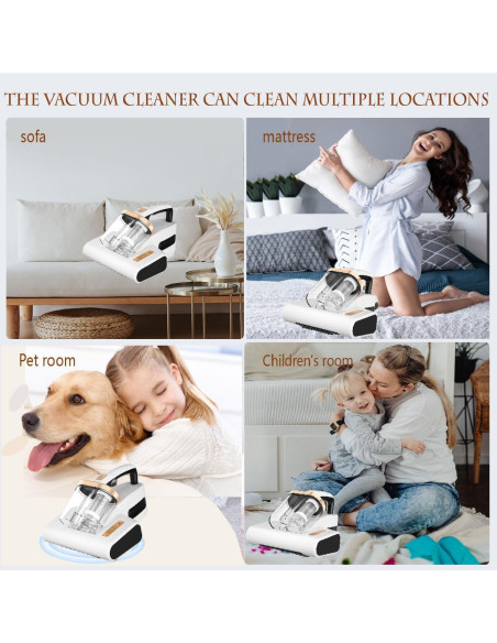 Aspiradora de Colchón Inalámbrica Bigtiger XCQ-1 20Kpa Portátil