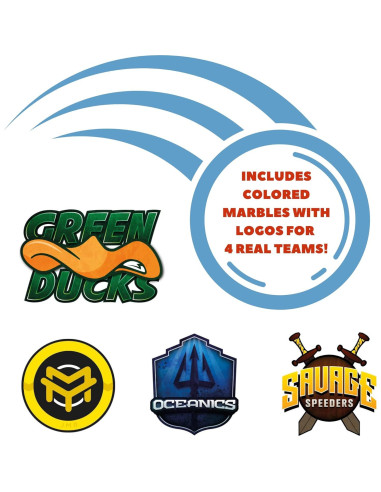 Quercetti Marble League - Conjunto de Carreras 228 Piezas