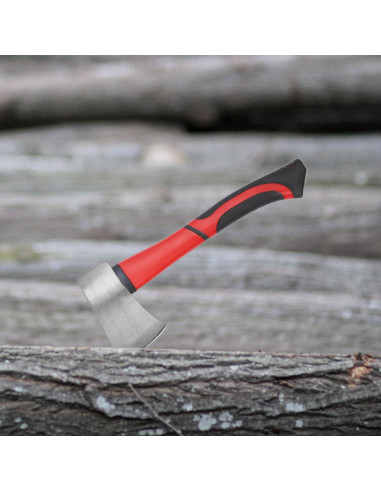 Hacha de Camping EFFICERE 35.56 cm Acero Aleado Mango Fibra de Vidrio