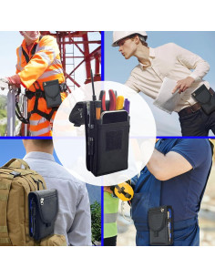 Bolsa de Herramientas de Cintura FAUDRECRO Nylon Resistente 2