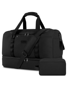 Bolsa de Viaje ETRONIK XL Negra con Compartimento para Zapatos