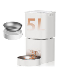 Comedero Automático DUDUPET 5L para Gatos - Programable 10 Comidas