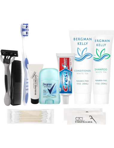 Kit de Aseo de Viaje Trektote - Set de 12 Piezas TSA