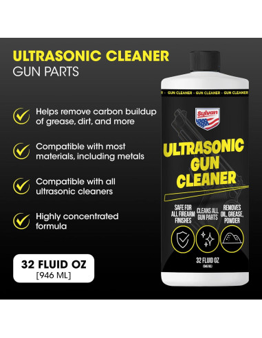 Limpiador Ultrasónico de Armas Sylvan Hills 32 oz (0.95 L) Concentrado