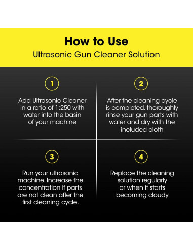 Limpiador Ultrasónico de Armas Sylvan Hills 32 oz (0.95 L) Concentrado