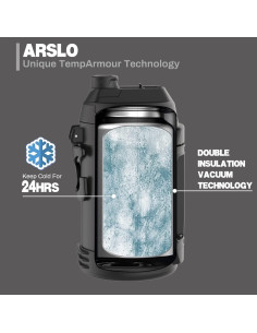 Jarra de Agua Deportiva Arslo 3.20L Aislada Negro 2