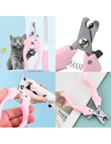 Kit de Aseo para Mascotas GEBER 10 Piezas Cepillo y Cortauñas