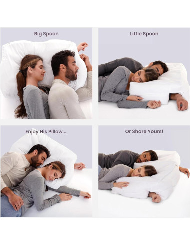 Almohada Ortopédica Ajustable Hit Notion para Durmientes de Lado
