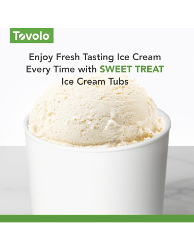 Contenedor de Helado Tovolo Sweet Treat Rosa 0.95L Apilable