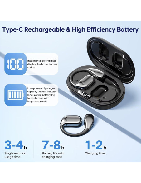 Auriculares de Traducción Bluetooth SENPUKI 144 Idiomas Negro