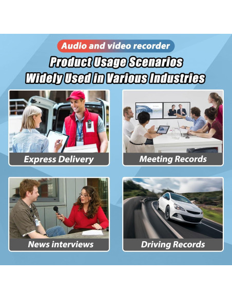 Cámara Corporal HD 1080P Muayb VD01 con 64GB y Lente Rotativa Cámara Corporal HD 1080P Muayb VD01 con 64GB y Lente Rotativa