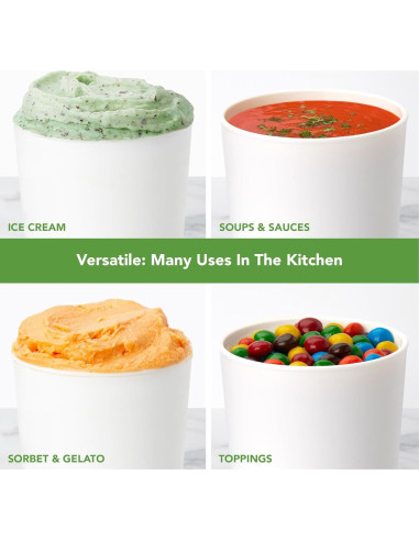 Contenedor de Helado Tovolo Sweet Treat Rosa 0.95L Apilable