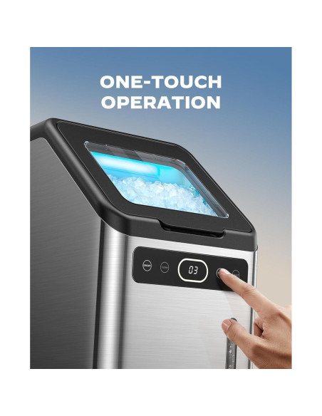 Fabricador de Hielo Nugget Totnz GF-IM30T, 20 kg/día, Autolimpieza