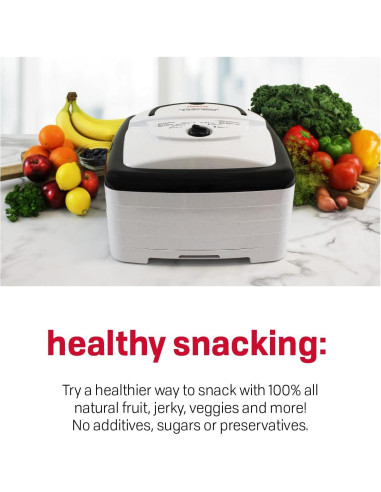 Deshidratador de Alimentos NESCO FD-80A 700W Blanco Cuadrado