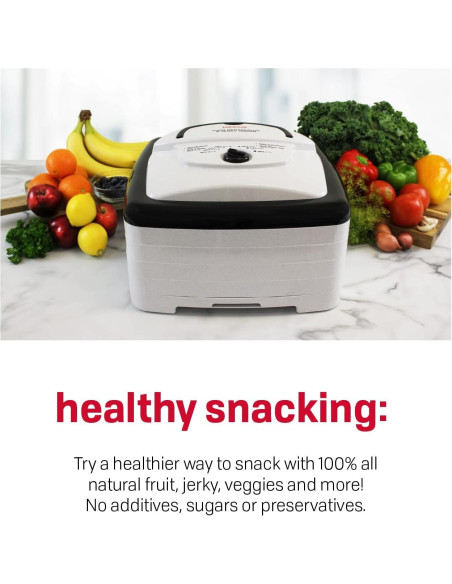 Deshidratador de Alimentos NESCO FD-80A 700W Blanco Cuadrado